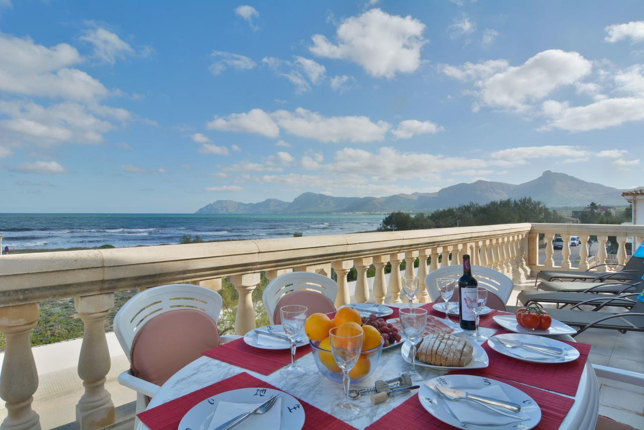 Front Line Beach Apartment In Son Serra Сон-Серра-де-Марина Экстерьер фото