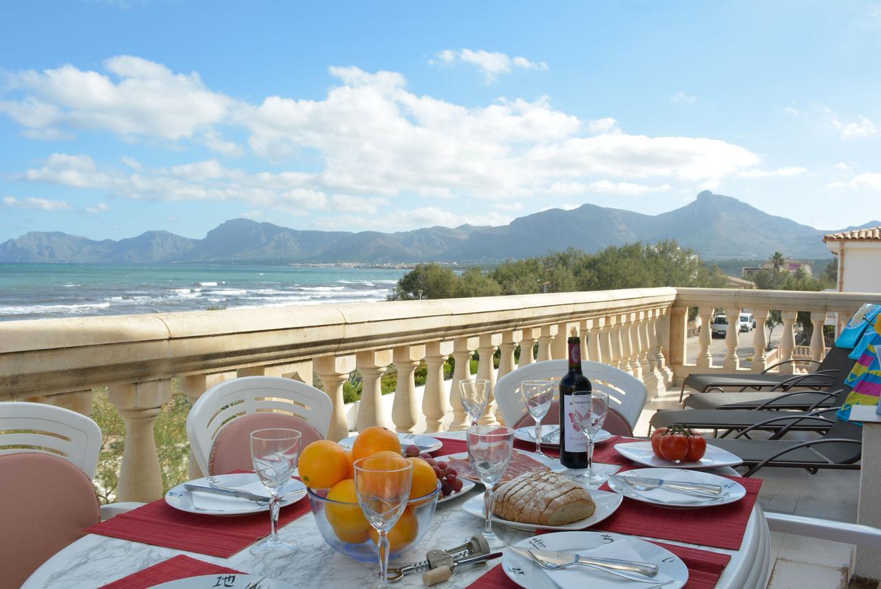 Front Line Beach Apartment In Son Serra Сон-Серра-де-Марина Экстерьер фото