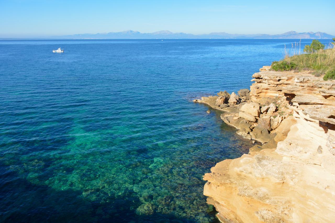 Front Line Beach Apartment In Son Serra Сон-Серра-де-Марина Экстерьер фото