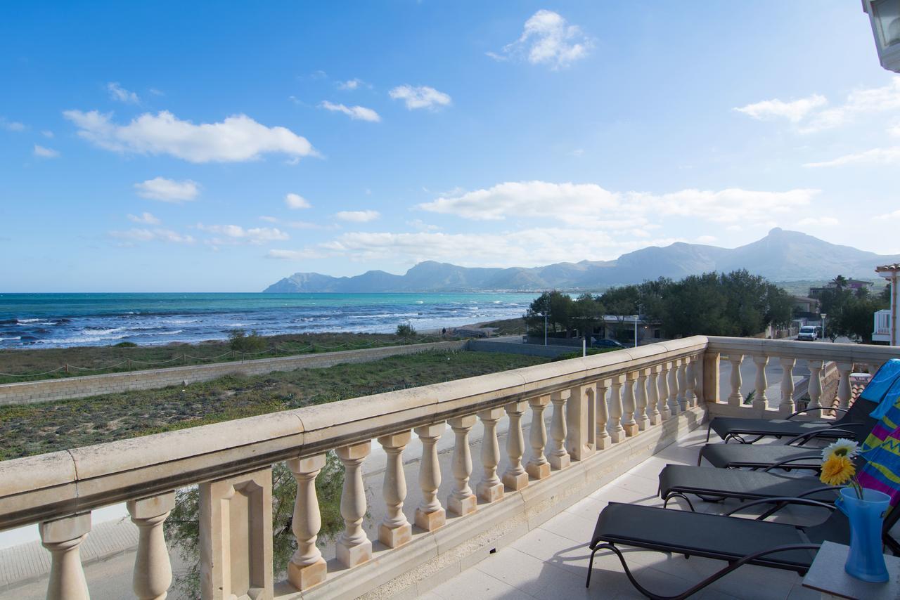 Front Line Beach Apartment In Son Serra Сон-Серра-де-Марина Экстерьер фото