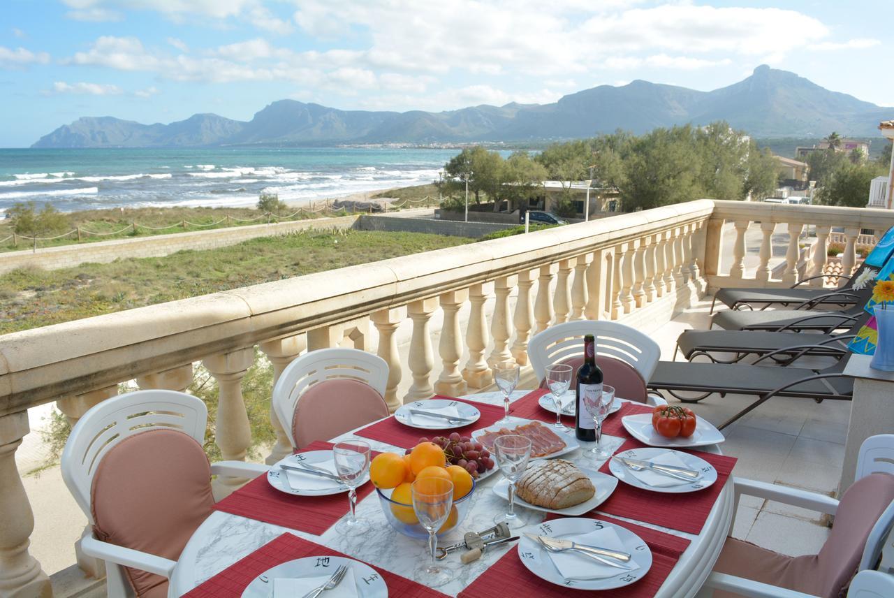 Front Line Beach Apartment In Son Serra Сон-Серра-де-Марина Экстерьер фото